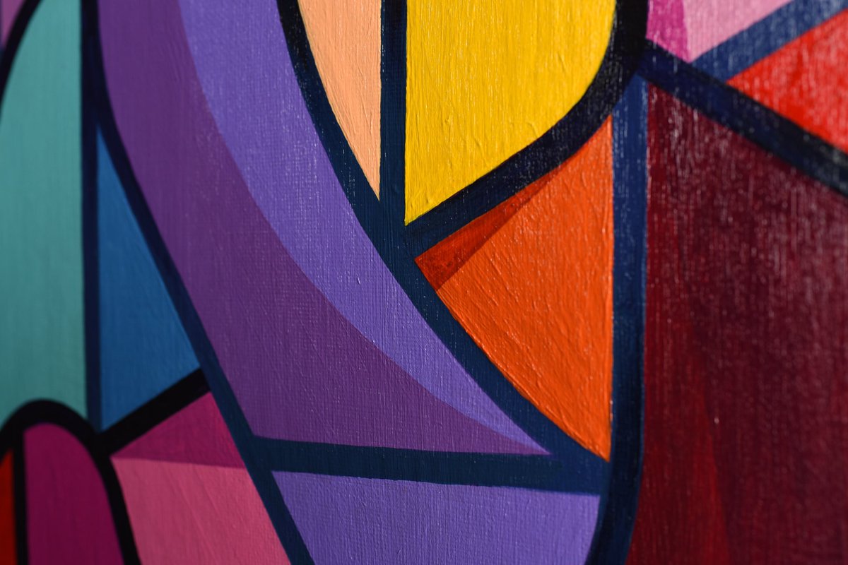 _vainivan's tweet photo. I would like to write something about the spring’s coming, but this is absolutely a summer picture!  "Dance of Flowers" on canvas 60x80 cm is made with bright summer colors 😄⛱🌻

#randomgeometry #acryliconcanvas #vainivan #physicalartwork https://t.co/9z4agUdOVa