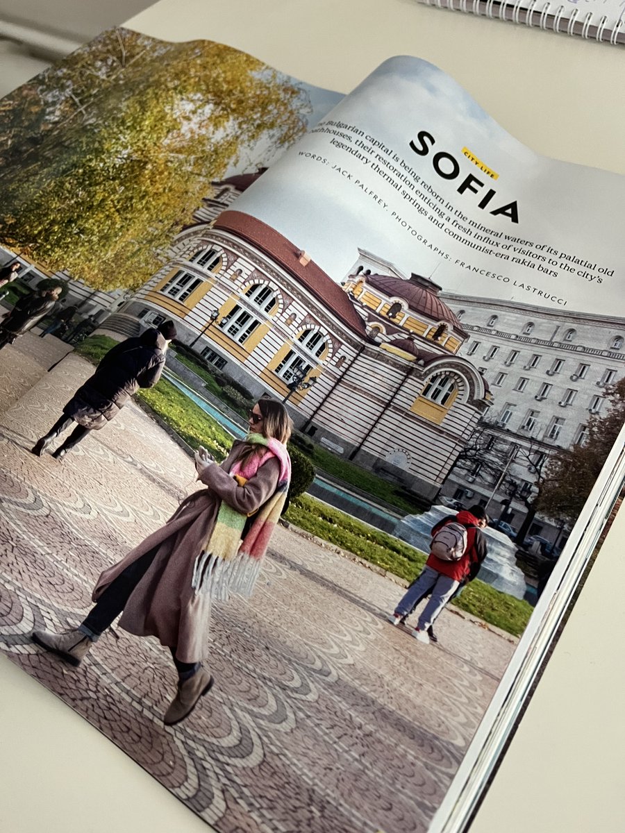 JPalfers's tweet photo. A little late (this is from the last issue!), but always so cool to see my words in @NatGeoTravelUK -- a piece focused around the rejuvenation of the beautiful age-old bathhouses of Bulgaria's capital, #Sofia. https://t.co/43dS0NhnO5