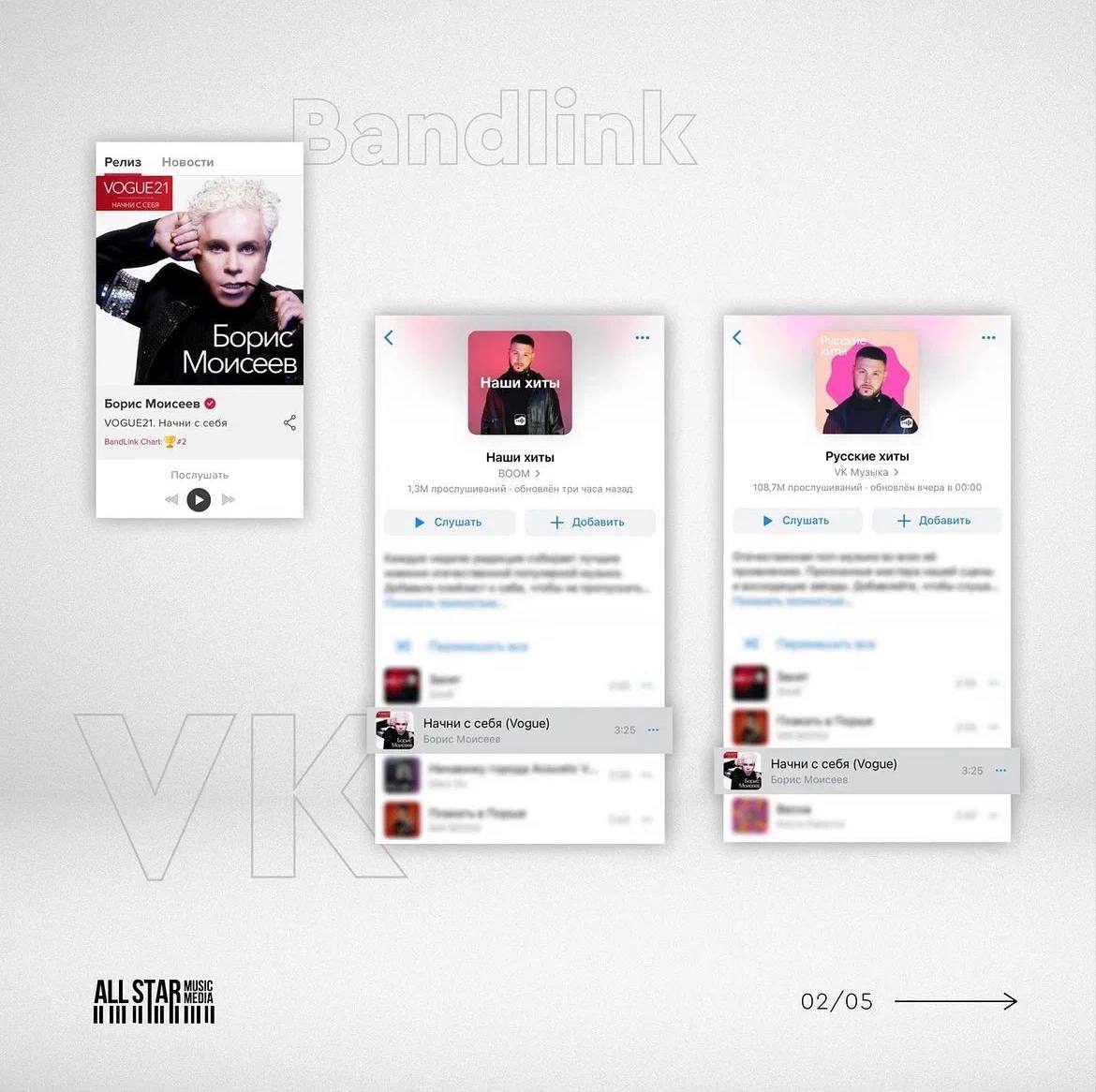 borismoiseev's tweet image. Новый альбом Бориса Моисеева — “VOGUE21. Начни с себя” попал в ТОП-плейлисты VK и Яндекс.Музыка. Продолжайте слушать и добавляйте к себе в плейлисты. allstarmusic.link/borismoiseev_v…