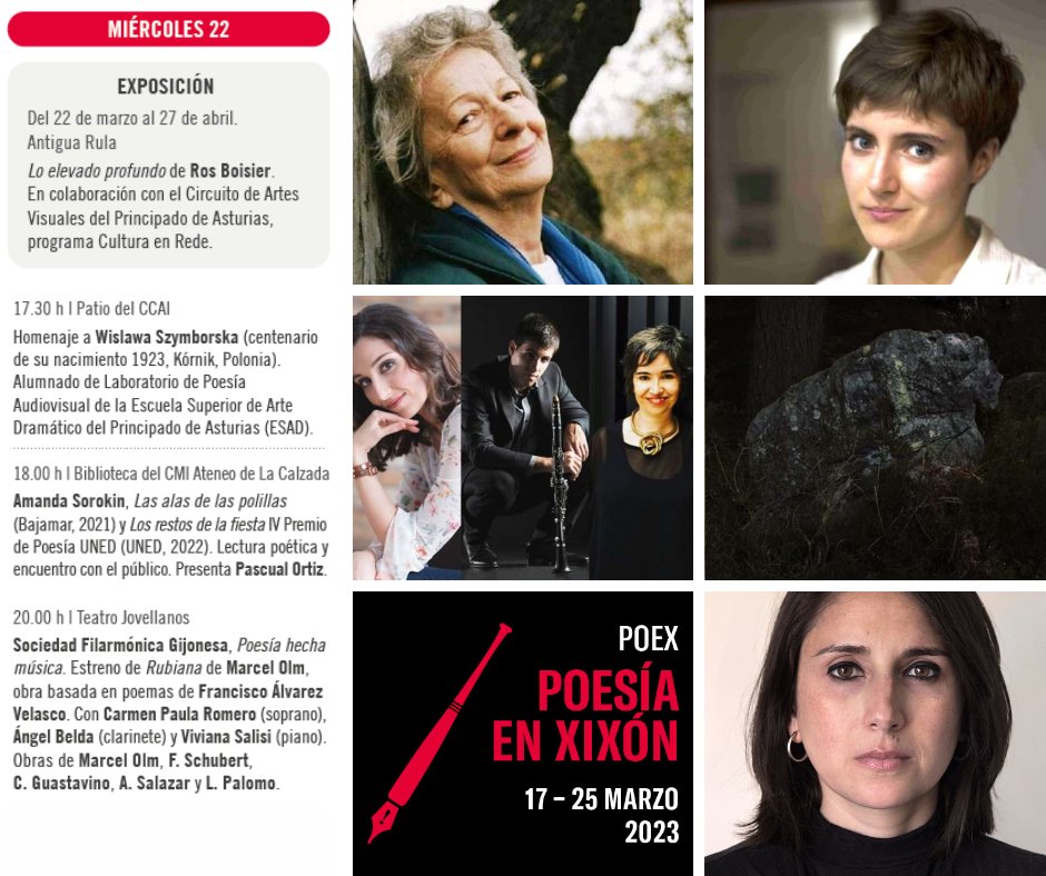 Mañana miércoles en #POEX23

👉+ info: bit.ly/40or6Uc
#poesía #Gijón #Xixón #bibliotecasdegijon