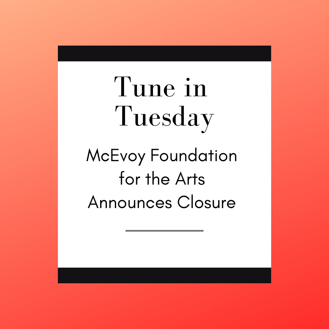 🔔 WAF Tune in Tuesday 🔔
McEvoy Foundation for the Arts announced on Friday that it will be closing following the summer exhibition, What are words worth?, on view June 16 – September 2, 2023. 

@mcevoyarts
#mcevoyarts #artnews #worldartfoundations #waf #waftuneintuesday