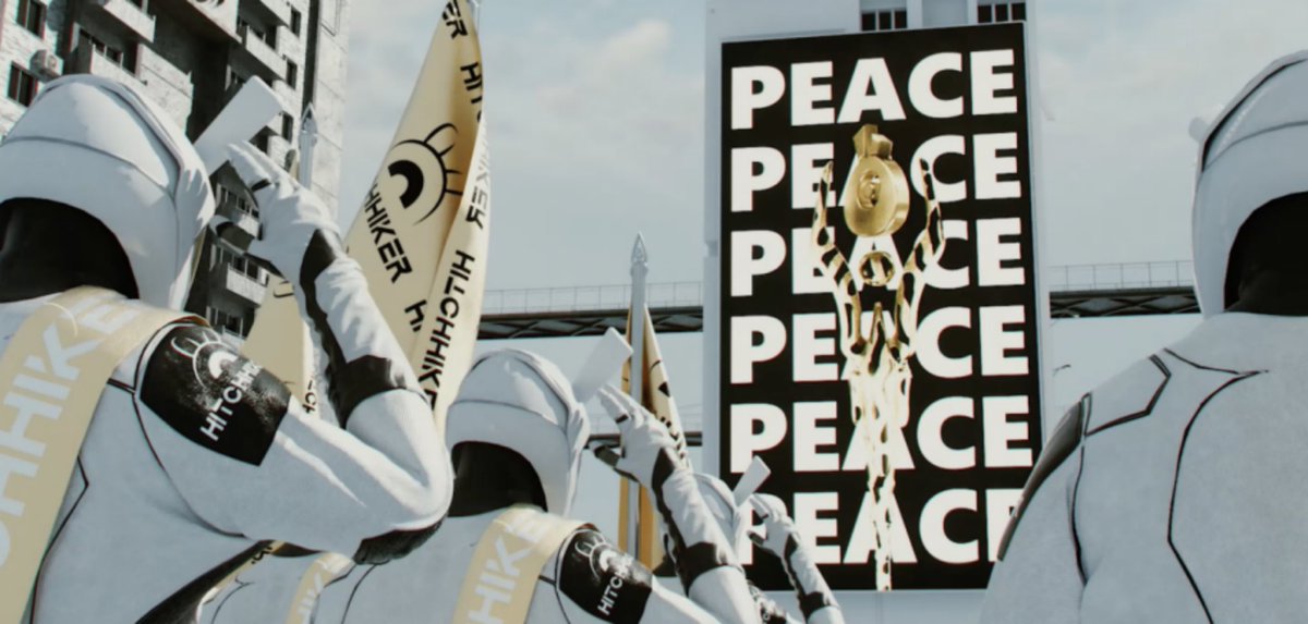 Refuse war and embrace peace!

#Hitchhikerofstar #DontPanic