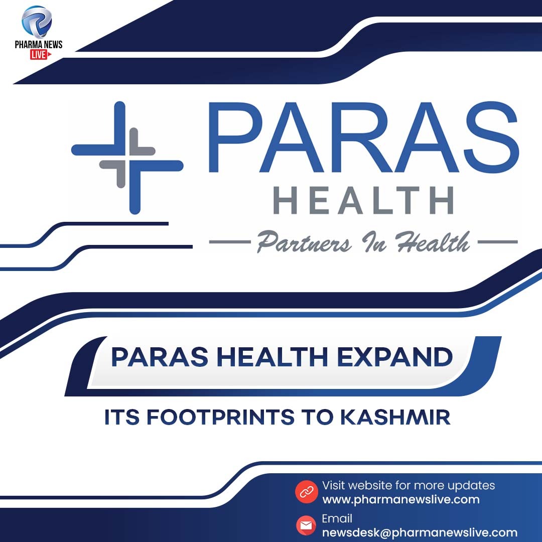 pharmanewslive's tweet image. Paras Health expands its footprints to Kashmir &amp;amp; Kanpur. Existing Hospital networks are in Gurugram, Patna, Darbhanga, Udaipur, Panchkula, and Ranchi.
Read more: pharmanewslive.com/news/paras-hea…

@karanbhatias @Paras_Health 
#parashealth #healthcareindustry #pharmanewslive #pharmasector
