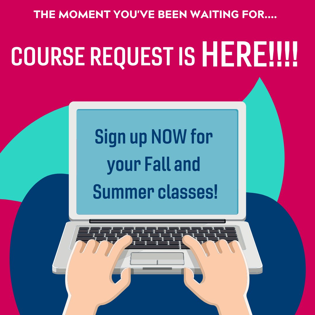 It's that time of year again -- course request time! You have from today, March 21, until Tuesday, April 4 to complete your course request. May the odds be ever in your favor! 

#Sociology #Hokies #CourseRequest