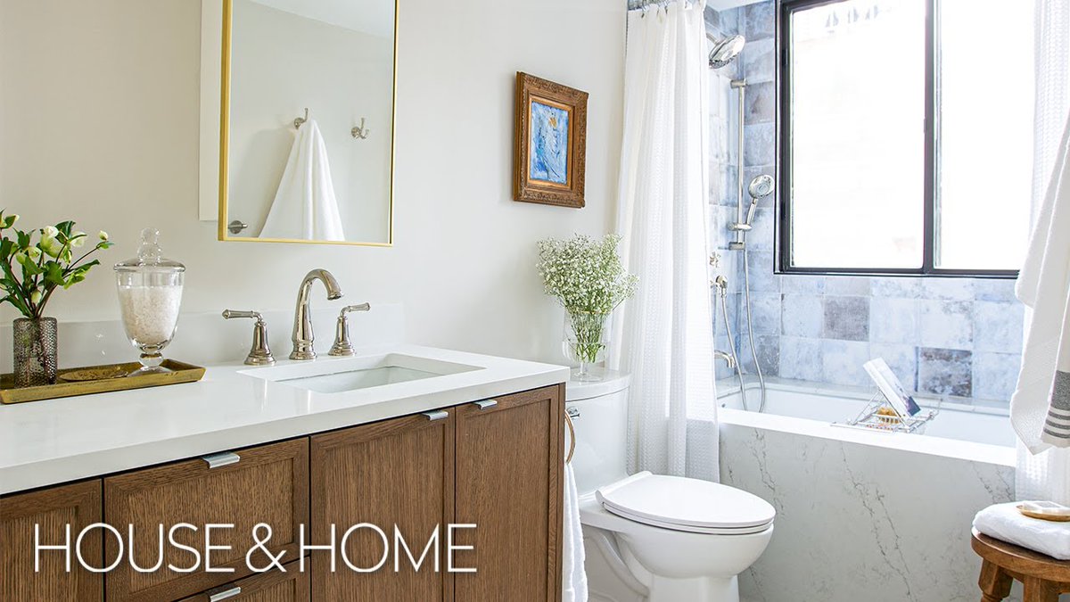 Two Condo Bathrooms Transform Into Bright, Stylish Spaces youtube.com/watch?v=lKHBDb…