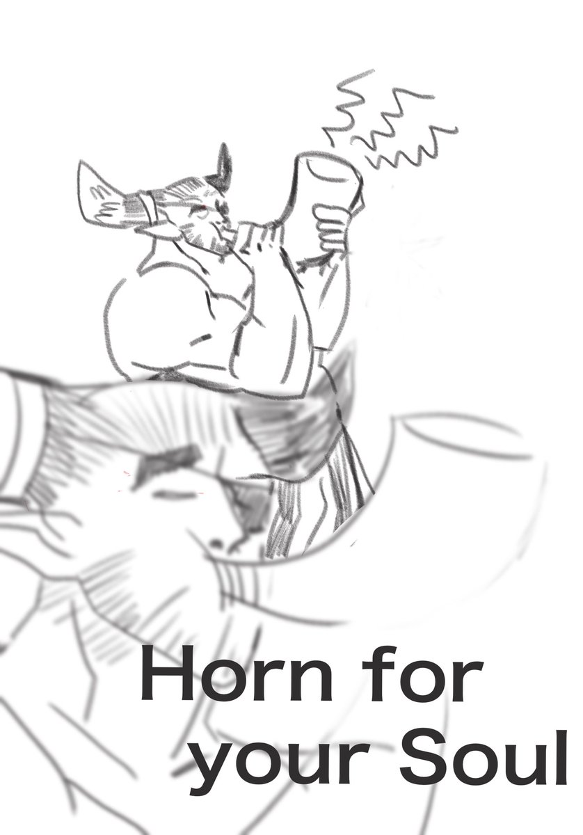 맨날 뿔피리만 부는 그이, 아이언불에게 바칩니다
재즈폴유어소울 짤 트레했어요...