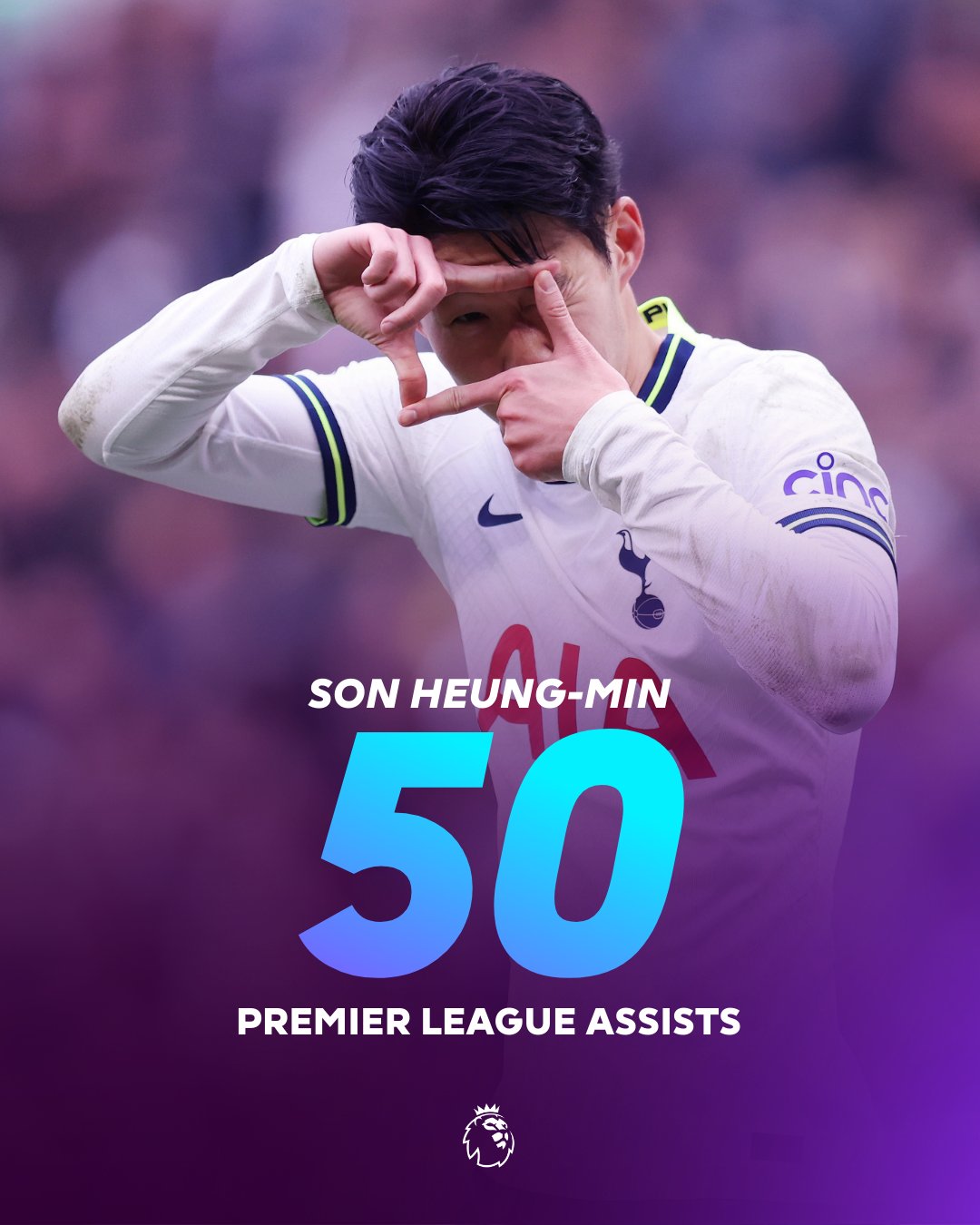 Premier League On Twitter Another PL Milestone For Sonny7 Https premier-league-on-twitter-another-pl-milestone-for-sonny7-https