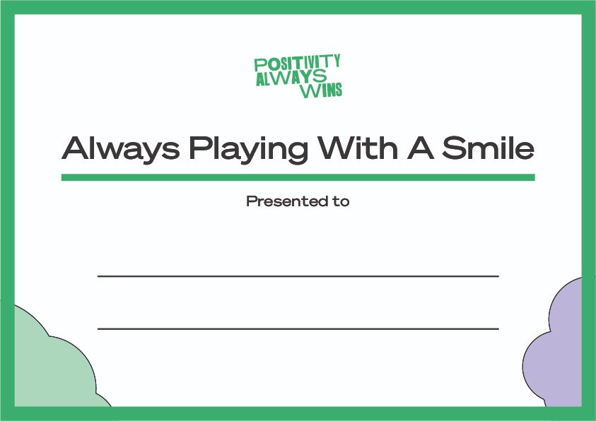 #PositivityAlwaysWins

Who from your team always plays with a smile on their face? 🙂

#TakeYourChance
