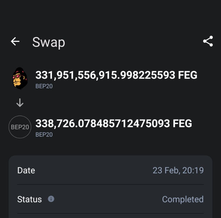 Craig_Bryson_UK's tweet photo. @FEGtoken I had swapped my FEGs onto your new system and now my FEGs have disappeared. Is there a way to get them back? https://t.co/y07CLt0ojE