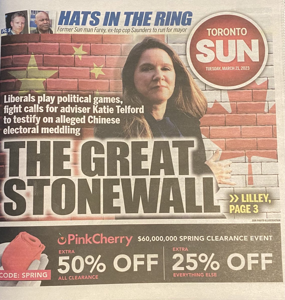 brianlilley's tweet photo. Trudeau’s Liberals threaten election.
Yes, they’d rather have an election costing taxpayers hundreds of millions of dollars than have Katie Telford testify. The drama continues today. Read & RT https://t.co/iHlHBIk0GY https://t.co/w2nxl0KChu