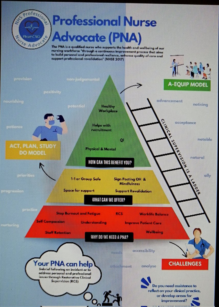 Group four PNA team here at the university of northampton from completely different geographical regions but coming together to provide a ladder for restorative clinical supervision - they will safely guide you up the rungs - trust them they are aspirant PNA's