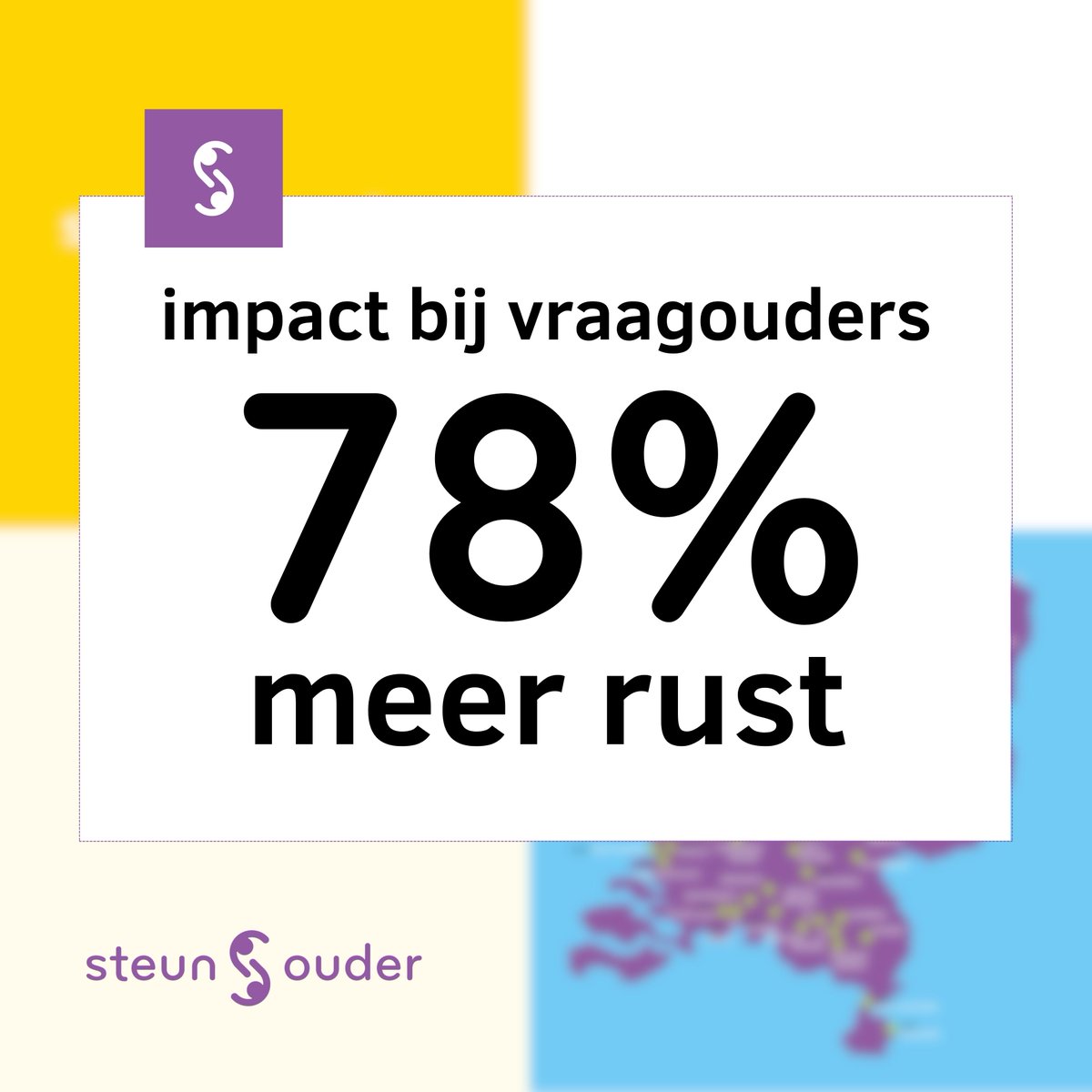 Vraagouders ervaren met de inzet van een steunouder meer rust (78%) en het opvoeden lukt beter (73%). Wat is de impact van een steunouder op een vraaggezin? Wat is de impact van Steunouder? steunouder.nl/nieuws/impactm…