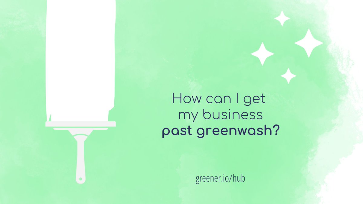Sustainability is everywhere but unfortunately so is #greenwashing, and it's not always a cynical PR move. As pressures mount on businesses it can be hard to hold yourself to the goals you've mapped out. But there are 3 key steps to getting there...

👉 greener.io/hub.https://gr…
