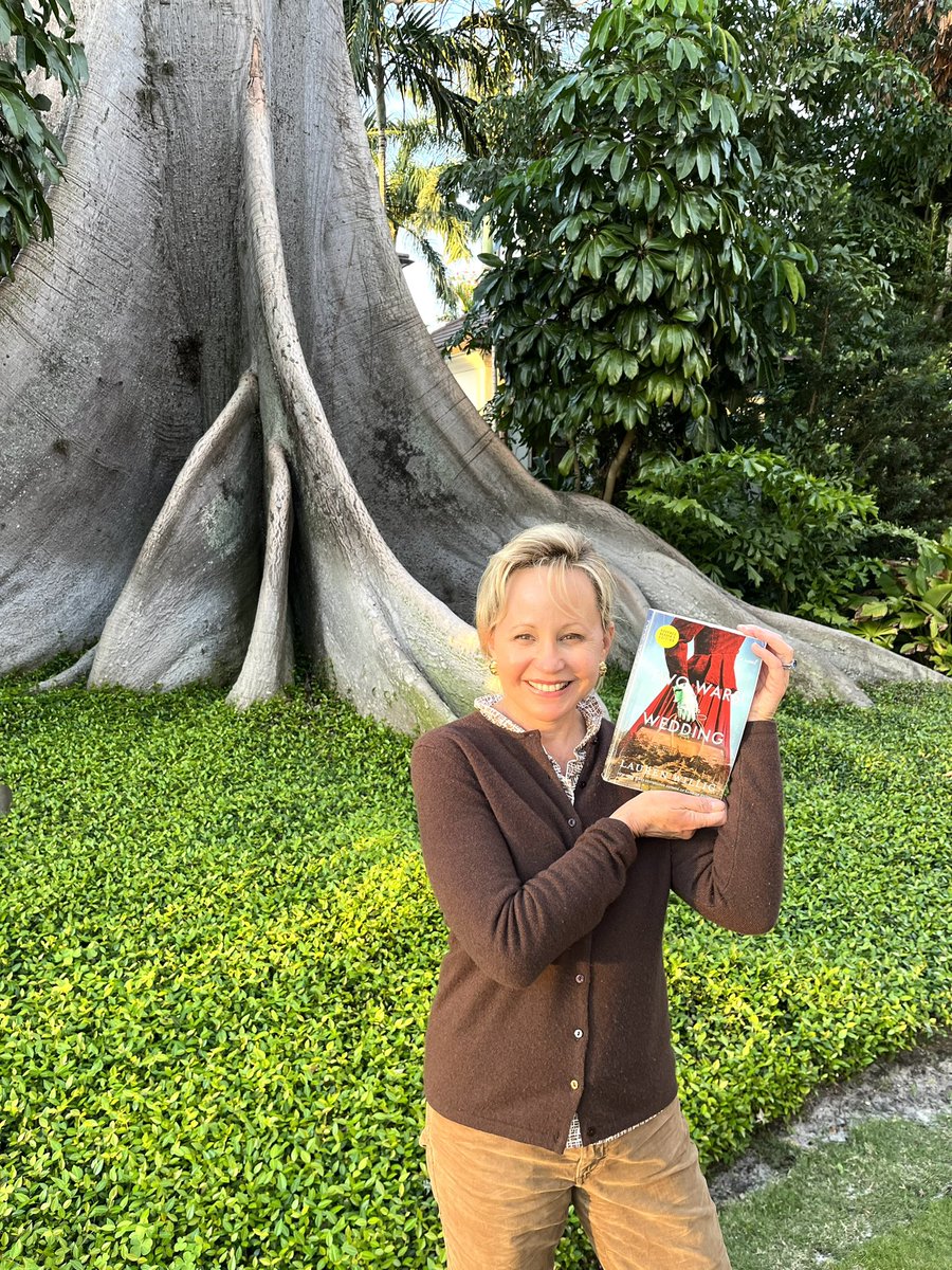 royce_deborah's tweet photo. What’s better than a grand old tree? A great book, of course. Happy pub day to the wonderfully talented @laurenwillig on her terrific new novel, Two Wars and a Wedding! I loved it! And I do love this kapok tree❤️🌴❤️ @WmMorrowBooks #twowarsandawedding #historicalfiction https://t.co/gKkklrIYYI