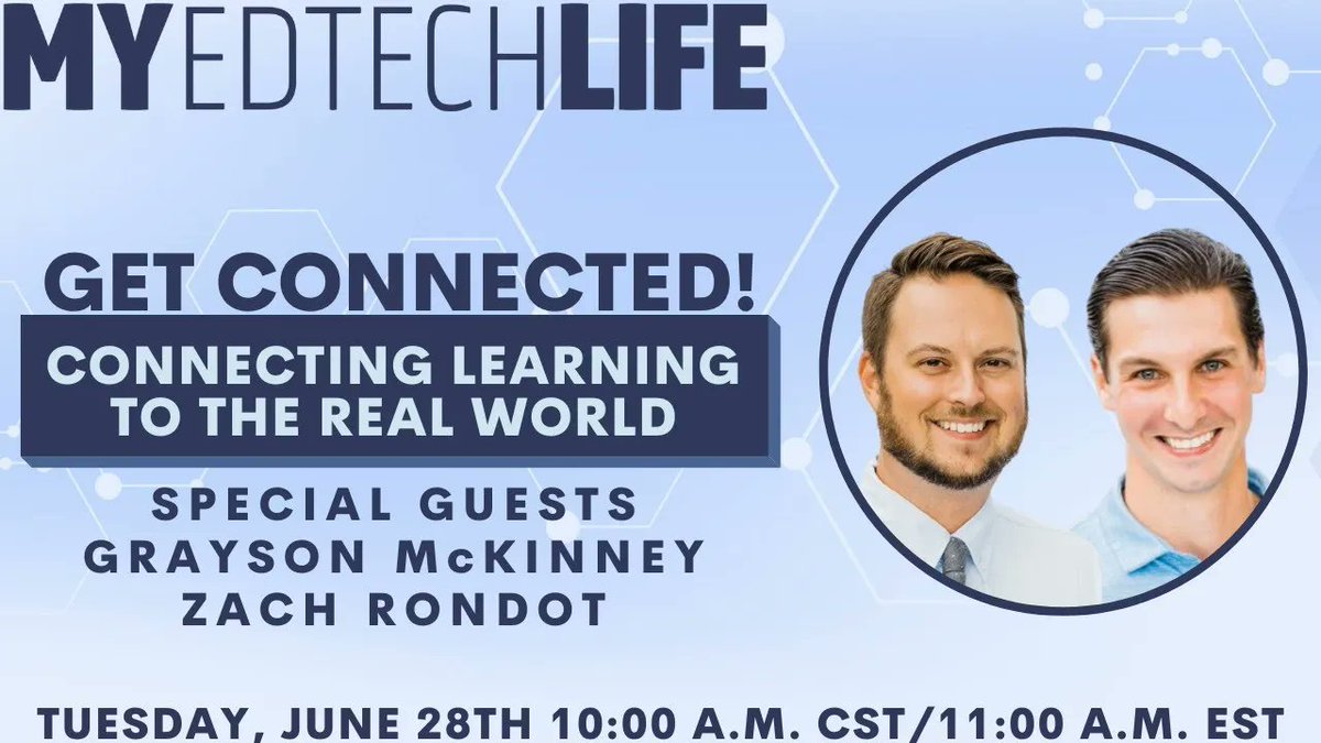 EdumatchBooks's tweet image. Congrats Grayson &amp;amp; Zach on your recent feature... @GMcKinney2 @MrRondot @ExpertEffectEDU @MyEdTechLife #ExpertEffectEDU Episode 126: Get Connected! Connecting Learning To The Real World youtu.be/VECMLsCP1oQ