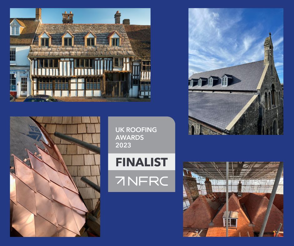 ClarkeRoofingSL's tweet photo. We are delighted to announce that FOUR of our roofing projects have been shortlisted for @TheNFRC  Roofing Awards at their award ceremony in May!

#NFRC #RoofingAwards2023 #shortlisted #roofing #awards2023 #copoper #heritage #slating #tiling https://t.co/3pt9T9iIXw