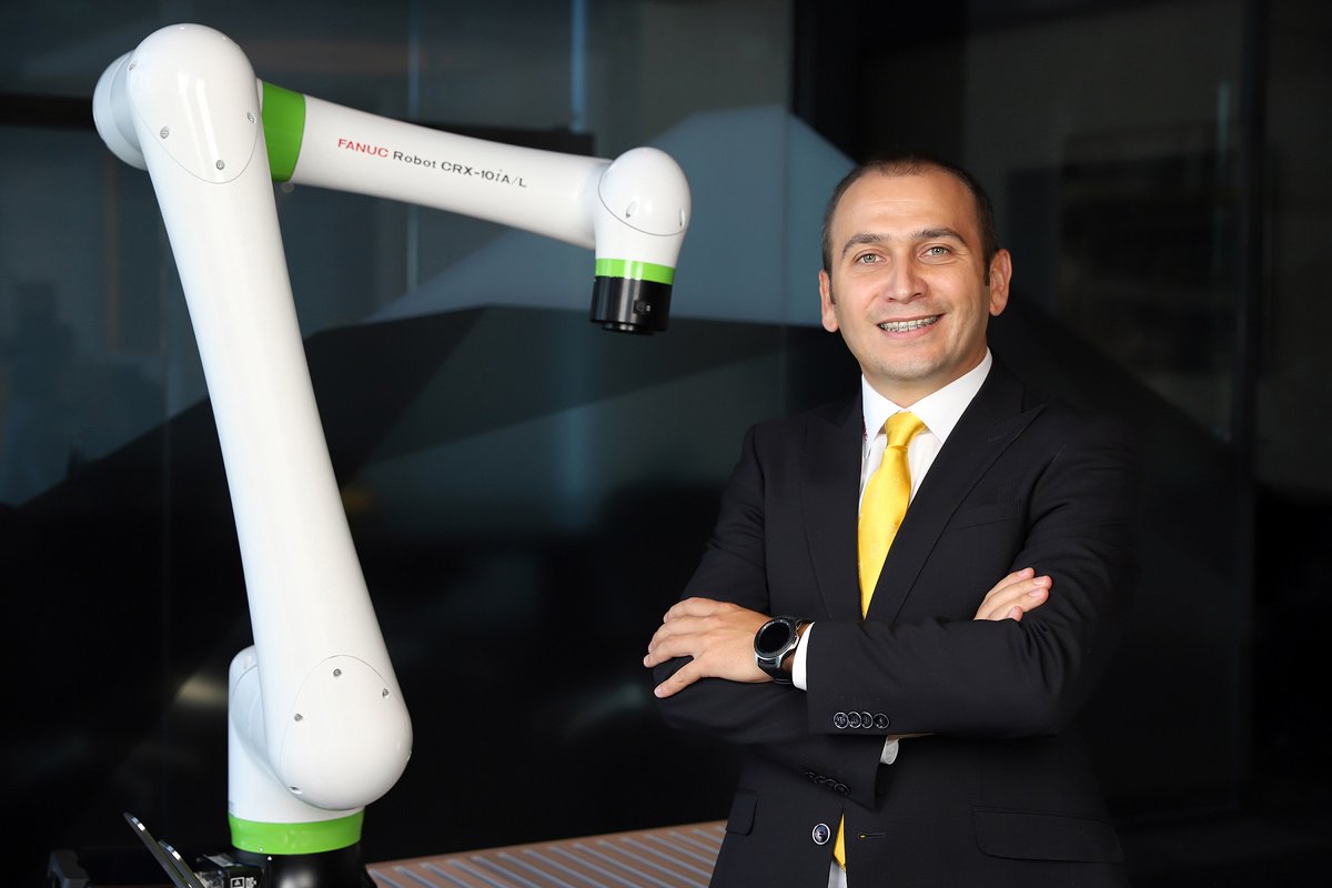 Endustri40's tweet photo. Otomasyon Çözümlerinde FANUC Robotlarıyla Üretim Bir Adım Önde | Detaylar için: https://t.co/nRkDDh1C9c https://t.co/S3LcrONSSz