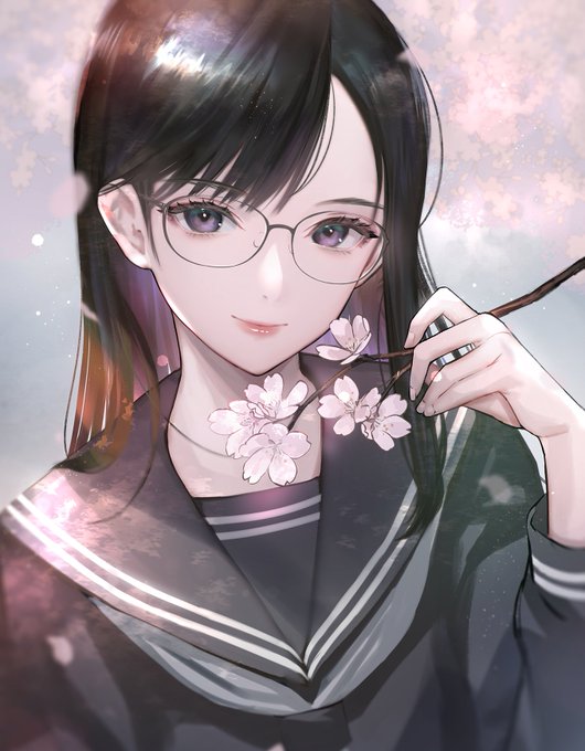 【再掲】去年の4月に描いた桜の絵です🌸🌸 