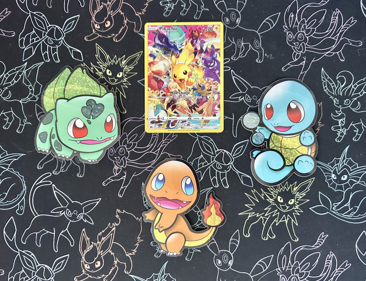 Rheaquaza's tweet photo. 🎊🎉 3600 Follower Giveaway 🎉🎊

To celebrate hitting this milestone, one person will win the card and stickers below!  This is the pika I finally pulled last week but didn’t have the heart to sell. 

To Enter: ✔️ Retweet 

Winner will be drawn on Tuesday, March 28th. https://t.co/ECGe0A8h8I