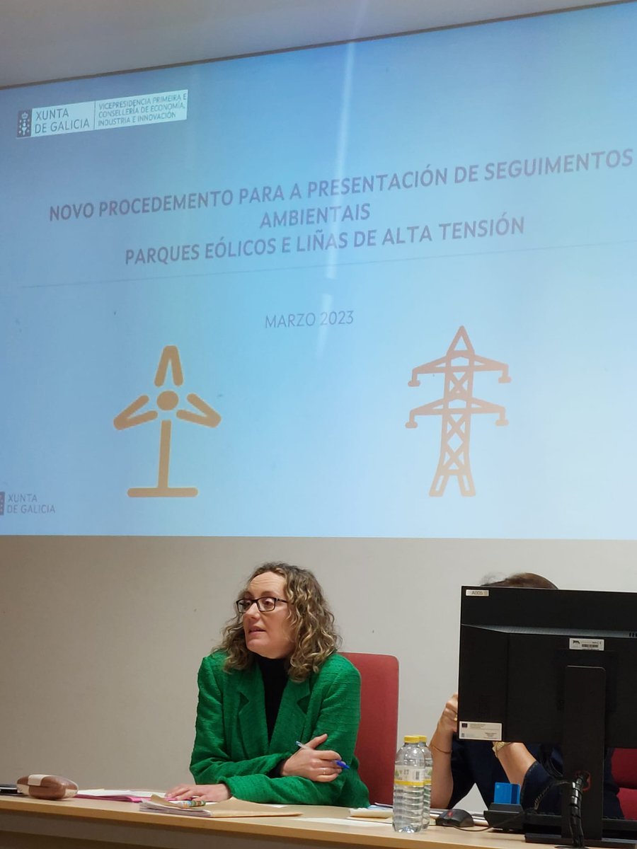 1aingenieros's tweet image. 📢Hoy, nuestras compañeras Ángela Manso y Noelia Cobreros acuden al coloquio "Nuevos procedimientos para la presentación de seguimientos ambientales para Parques #Eólicos y #Líneas de #Alta #Tensión"
Organizado por @Xunta 

#SeguridadySalud #ODS3 #energíarenovable