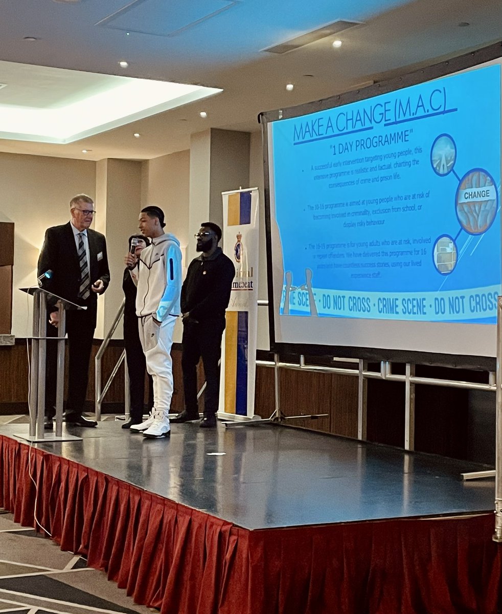 South Yorkshire and their wonderful project ‘Make a Change’. <a href="/In2Change1/">In2Change</a> changing young people’s lives.

<a href="/highsheriffs/">High Sheriffs' Association of England and Wales</a> 

#nationalcrimebeatawards2023