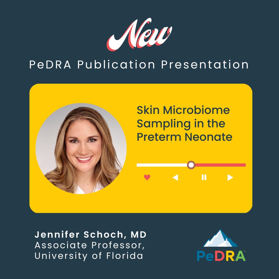 PeDRAResearch's tweet photo. π§ Listen to the latest #PeDRA Publication Presentation with Jennifer Schoch, MD! Listen on #PeDRAPearls or click here π https://t.co/68B85BsF8h
#pedraresearch #pedrapod #dermatology #pedsderm #dermresearch #dermpodcast #skinmicrobiome #preterm #neonate #pedrapub #dermtwitter https://t.co/ky3p3QjqFc