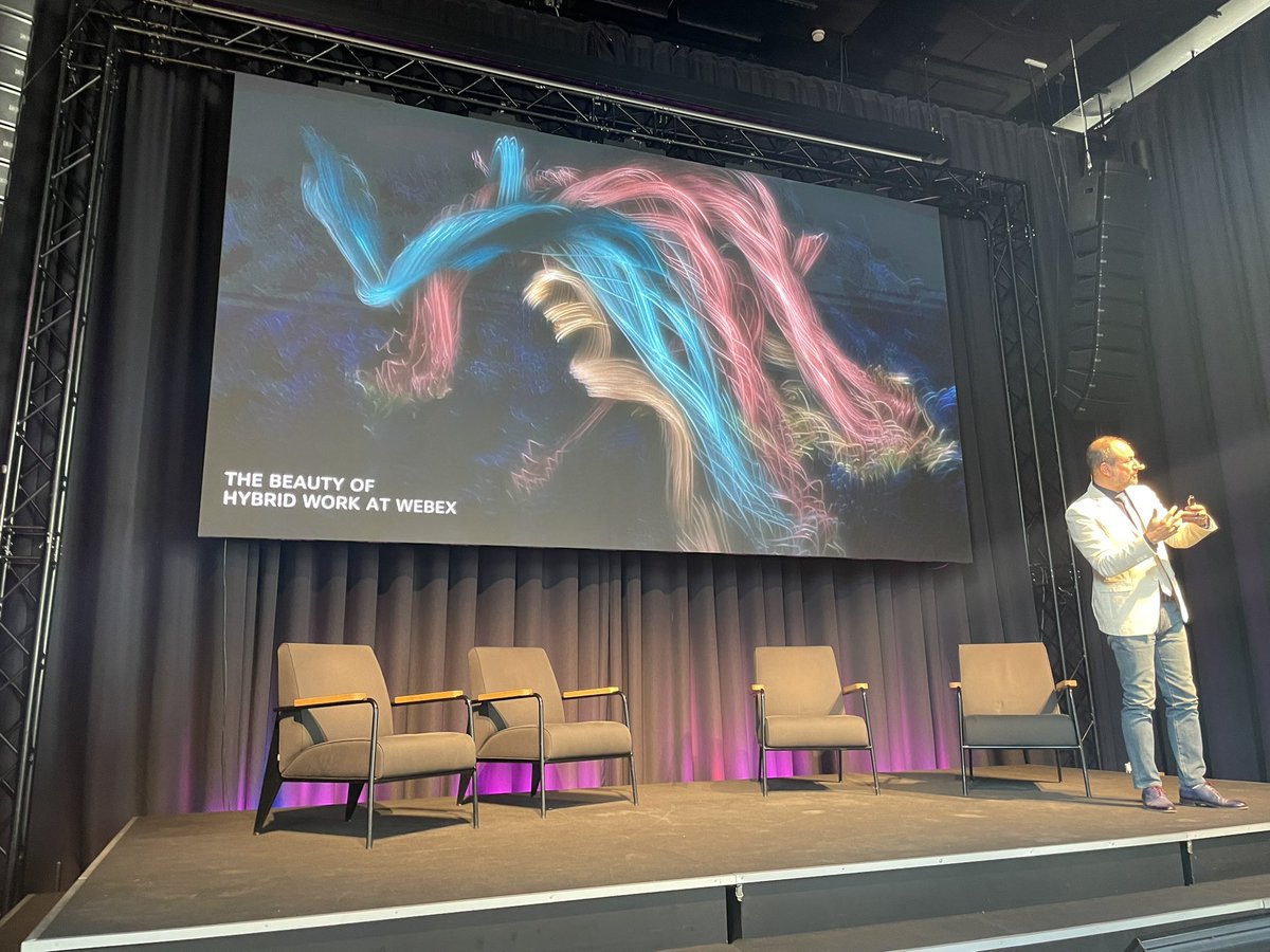 Come musica e arte possono essere rappresentazione dei meeting via <a href="/Webex/">Webex</a> super proud of my company @CiscoItalia top Gianpaolo Barozzi #ciscofowweek