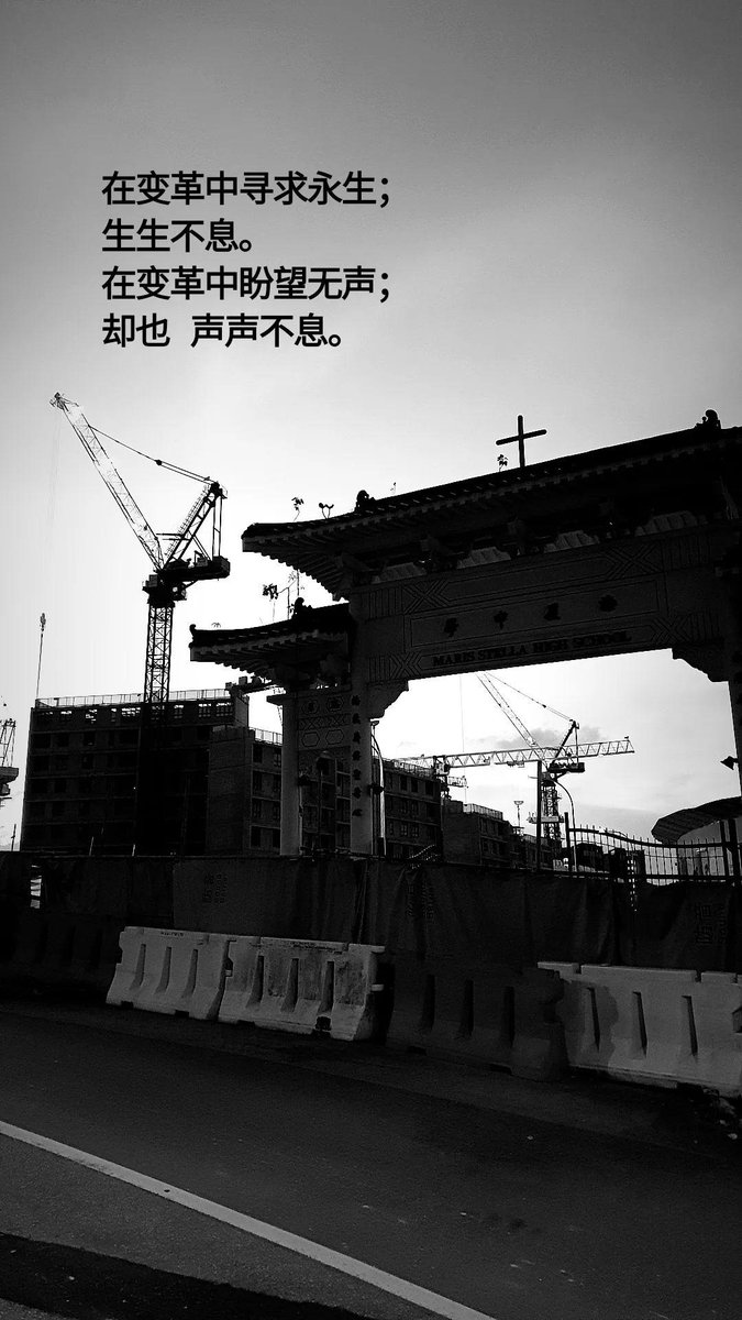 Evaneyf's tweet photo. 在变革中寻求用永生；
生生不息。
在变革中盼望无生；
却也  声声不息。 https://t.co/R56zte3P7g