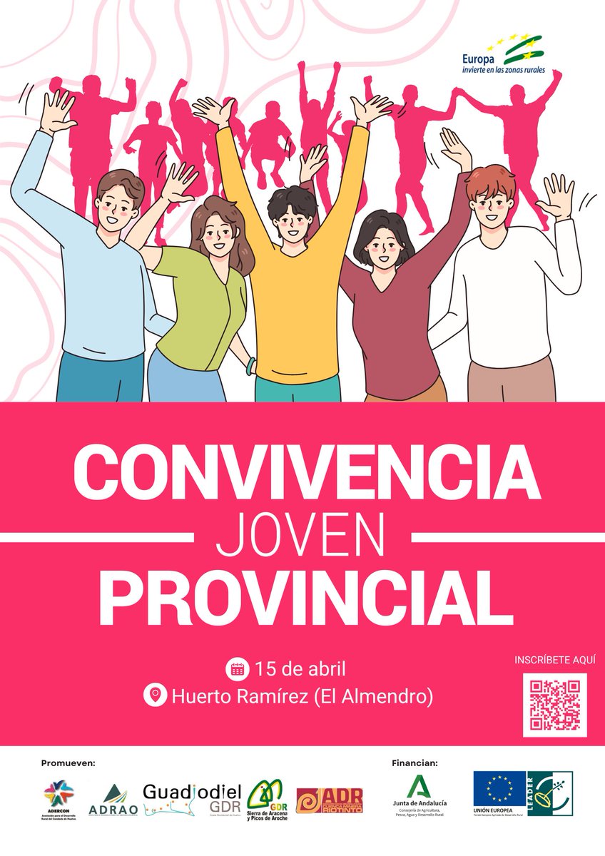 ¿ Quieres pasar un día de actividades, #aventura y convivencia con jóvenes de toda la provincia de #Huelva?  👁️👁️🙋🙋 15 abril. Huerto Ramírez

#GRATIS 

50 plazas disponibles para los #Pueblos de la #CostaOccidentalHuelva 

APÚNTATE 
forms.gle/w58vQiFHrMLMCb…

Abro hilo