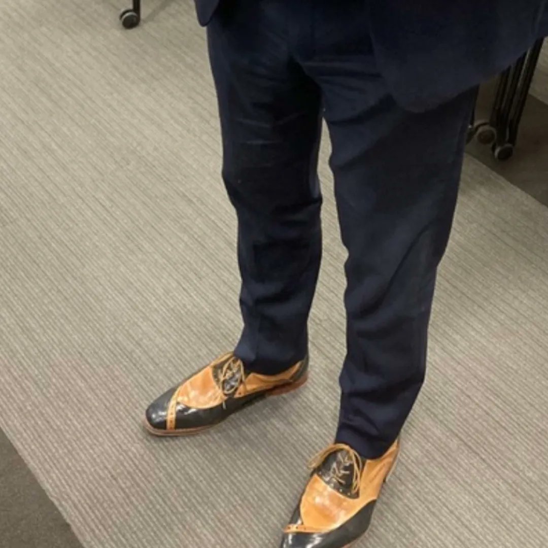 BlowingItPod's tweet photo. This man and his sartorial choices will be announcing #nbpoli’s 2022-2023 budget later today https://t.co/gFlv8wM8sF