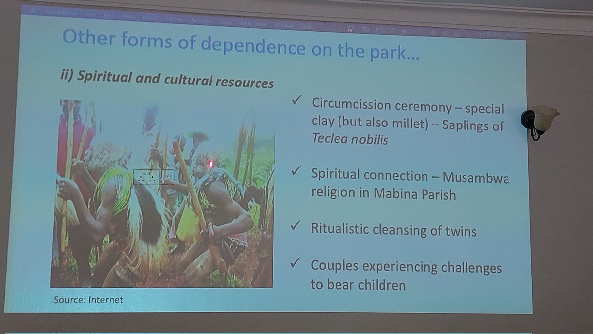 MwaresProject's tweet photo. On this #WorldForestsDay, we underpin the use of #forests  in livelihoods of Communities.
Today Prof.David Tumusiime of 
@Makerere presents findings on the use of Non Timber Forest Products by #people around Mt.Elgon National Park to our team.
@dobecology @WUR @ugwildlife https://t.co/kBIrMefDyQ