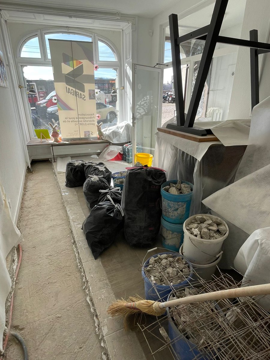 Sarigai2's tweet photo. En raison des travaux liés au chauffage de l’immeuble, notre local est fermé pour une durée minimale de 2 semaines.

La soirée jeux et pizzas de ce vendredi est reportée à une date ultérieure.

Nous vous remercions pour votre compréhension 

Le Comité de Sarigai https://t.co/yAqcltkLyr