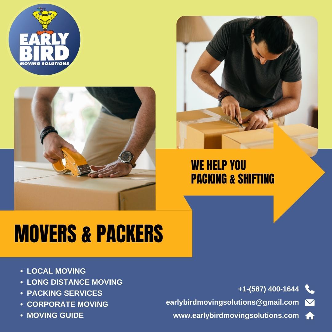 EarlyBirdMS's tweet photo. Early Bird Moving Solutions provides affordable #packing and #movingservices in the Edmonton and Calgary areas with professional advice. Please visit at to receive a free estimate. 🌐 https://t.co/HLyAk8AQyz

#edmontonmover #quickmoving #localmoving  #longdistancemoving #Moving https://t.co/FZTL9CddJt