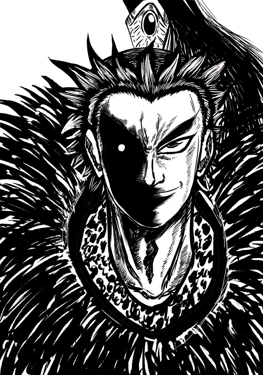 Pour ce chapitre extraordinaire, j’ai fais un petit dessin du GOAT qu’est KANKI #KINGDOM752