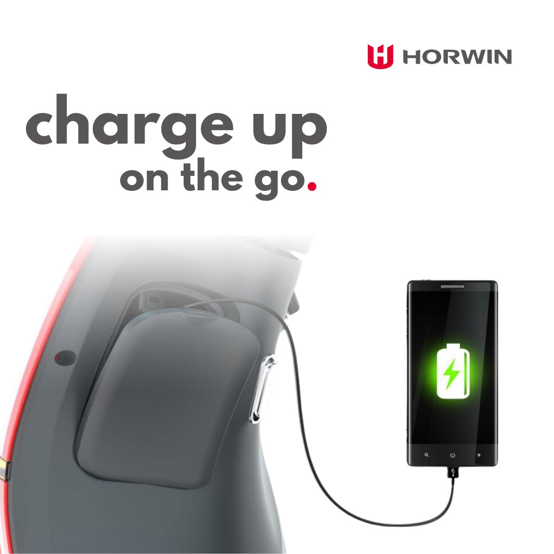 That's right, you can charge your smartphone up, whilst riding.

Simply pop your phone on charge, close the compartment, and off you you. Your smartphone will love you for it.

Not a customer already? Let us know what you think and book a test ride today!
rb.gy/tqtkrj