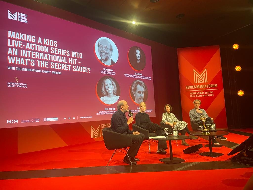 Giving insight into the process of making a kids live action series into an international hit, Pia Ashberry, Executive Producer at @kindleentUK discussed the secret to success. #KindleEntertainment @FestSeriesMania #SeriesMania #WeAreBanijay