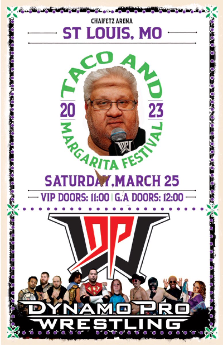 Tacos!
Margaritas!
Wrassling!
Me!
Roedel…
<a href="/DynamoPro/">Dynamo Pro</a>