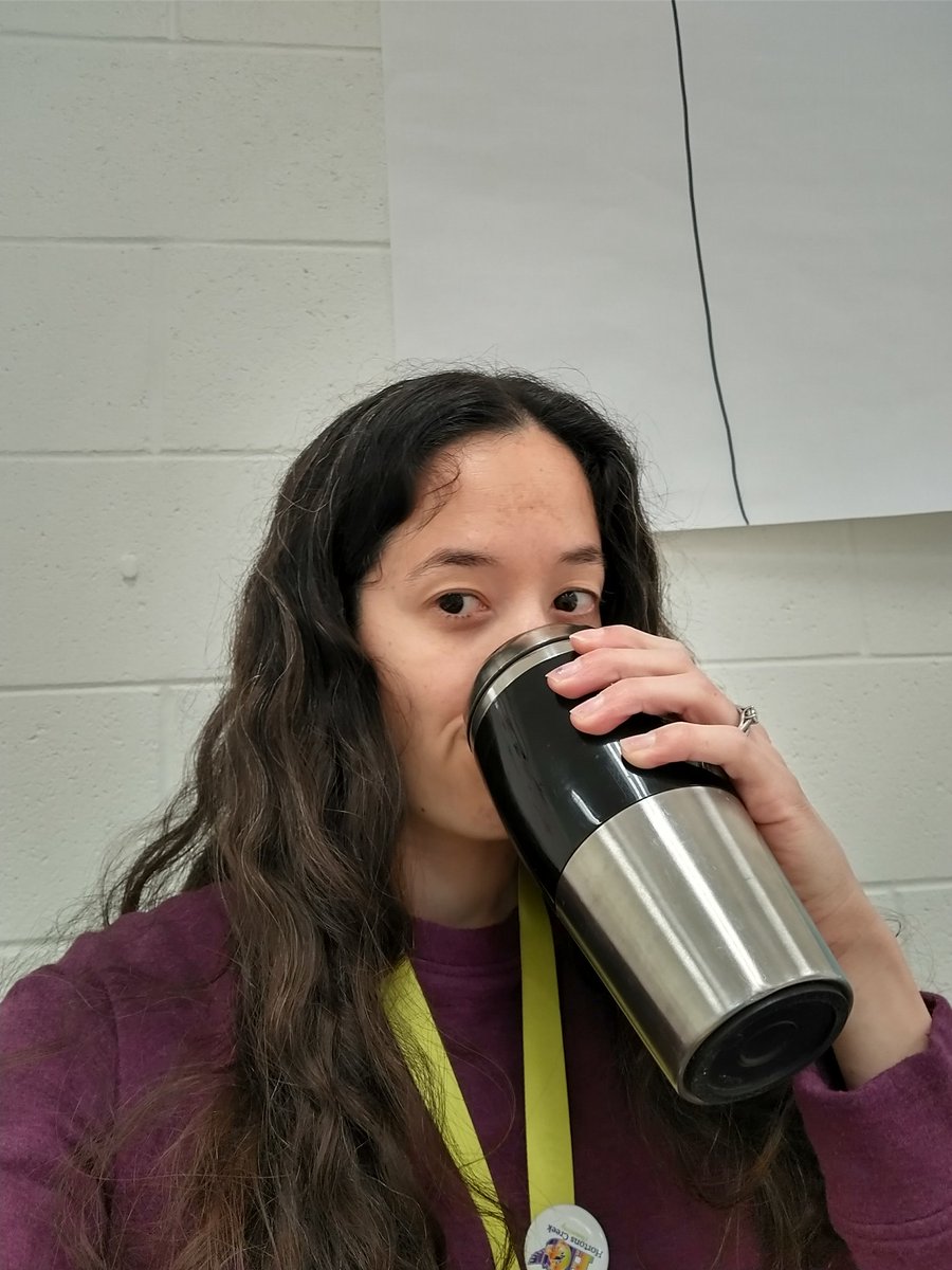 I took some time to savor my morning coffee before joining 4th Grade PLC this morning #hcselfcare