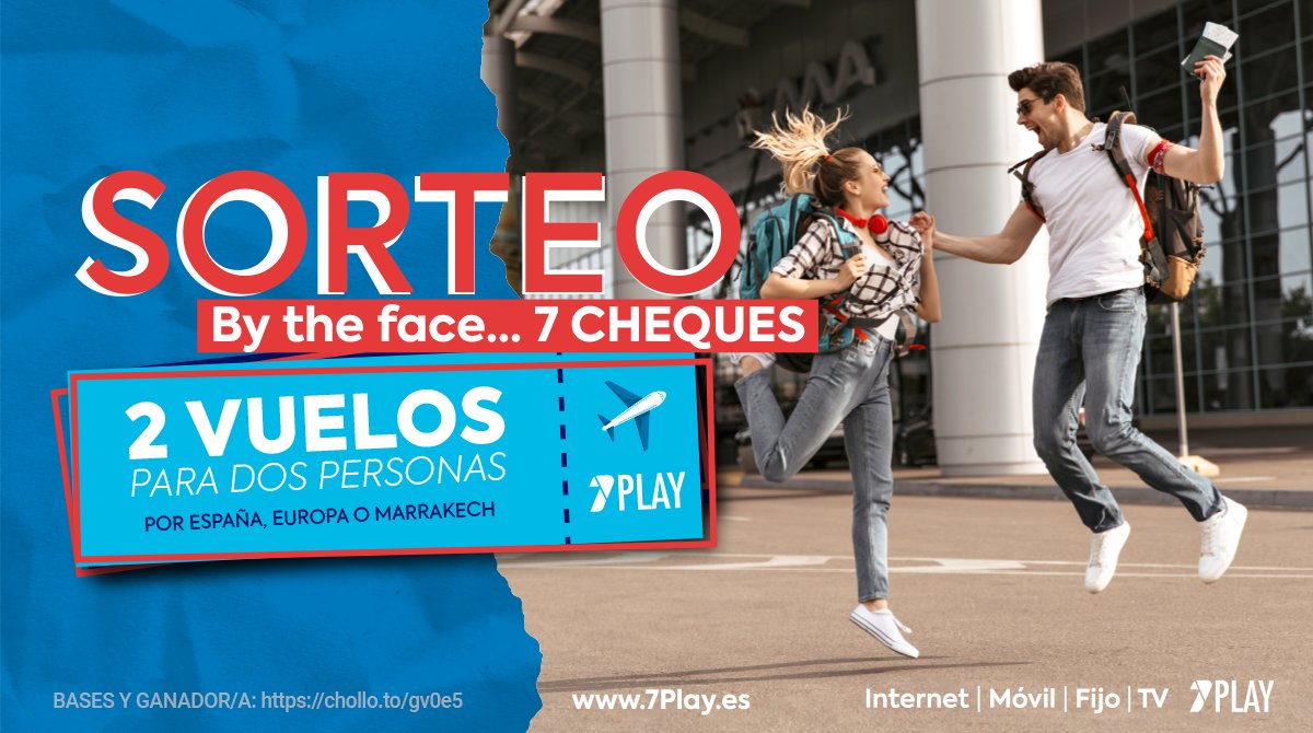 chollometro's tweet image. ✈️✈️VAMOS QUE SE ACABA! SORTEAZO DE ALTURA!✈️✈️

🏃 Sigue a @7PlayOficial y a Chollometro
🔁 Haz Retweet
✍️ Comenta todas las veces que quieras con #VuelaCon7Play a dónde te irías

Llévate  uno de los 7 premiazos que sorteamos!!!!
