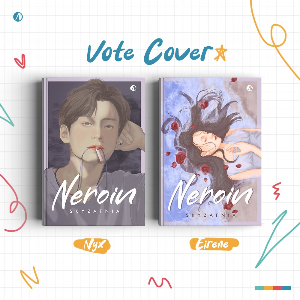 naratama_id's tweet photo. Bantu Nara dan Tama pilih cover Neroin  🥳
@1998skies #neroinnovel https://t.co/HrZYSyK96o