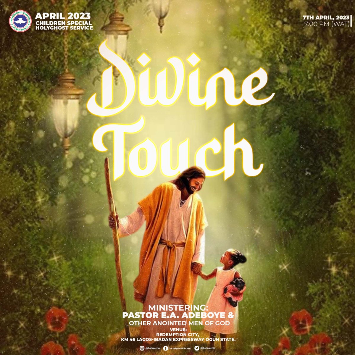 TheHGService's tweet photo. "Behold, children are a heritage from the Lord, The fruit of the womb is a reward."
Psalms 127:3

Join us for the April 2023 Holy Ghost Service at the Redemption City. https://t.co/sqQoF6kve1