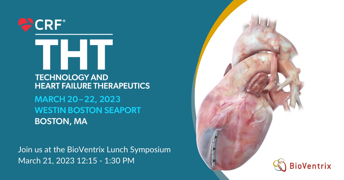 BioVentrix (@bioventrix) on Twitter photo Hello Boston! We are excited about our lunch symposium today and can't wait to meet and discuss the next frontier in interventional heart failure. Take a look at our program at bit.ly/3yFE18u.
We hope to see you there!
#THT2023 #HeartFailure #InterventionalCardiology Hello Boston! We are excited about our lunch symposium today and can't wait to meet and discuss the next frontier in interventional heart failure. Take a look at our program at bit.ly/3yFE18u.
We hope to see you there!
#THT2023 #HeartFailure #InterventionalCardiology
