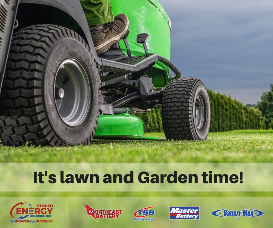 MenBattery's tweet photo. 🌱 #Spring has sprung!  🌱  It's time to start up the mower. Contact us for all your #LawnandGarden #battery needs! https://t.co/G0hMiVierW