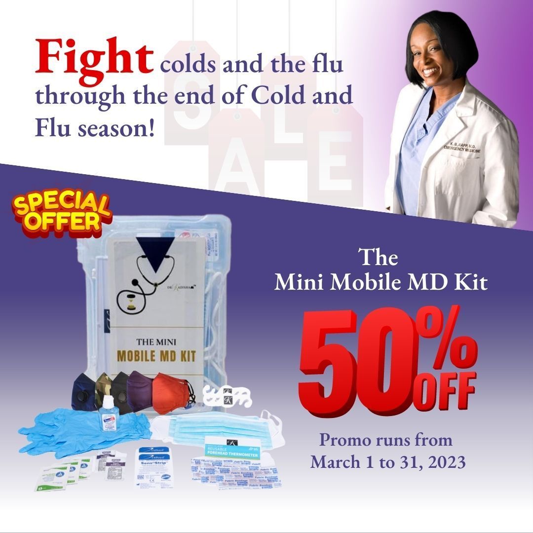 kadirapp's tweet photo. In celebration of Women's History Month, Dr. Kadisha's The Mini Mobile MD Kit is on 50% SALE!!!

Get yours now! https://t.co/iWTk2FF9bG

#physician #help #speaker #consultant #author #hydration #conciergemedicine https://t.co/sZIasl2Gyo