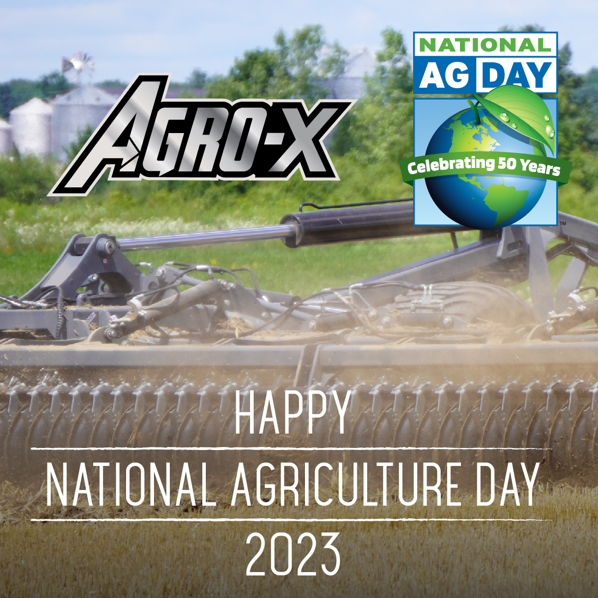 agrox_equipment's tweet photo. Please join us in celebrating the dedication of farmers and farm families. 
 #AgDay23 https://t.co/79Yufq1i3o