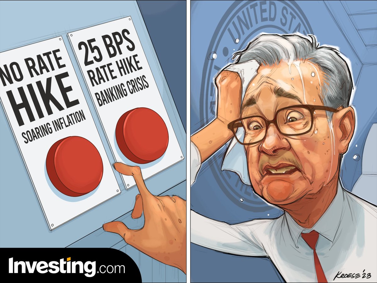 Investingcom's tweet photo. *WHAT'S YOUR PREDICITON FOR WEDNESDAY'S FEDERAL RESERVE MEETING? https://t.co/nWpdeO5FDy