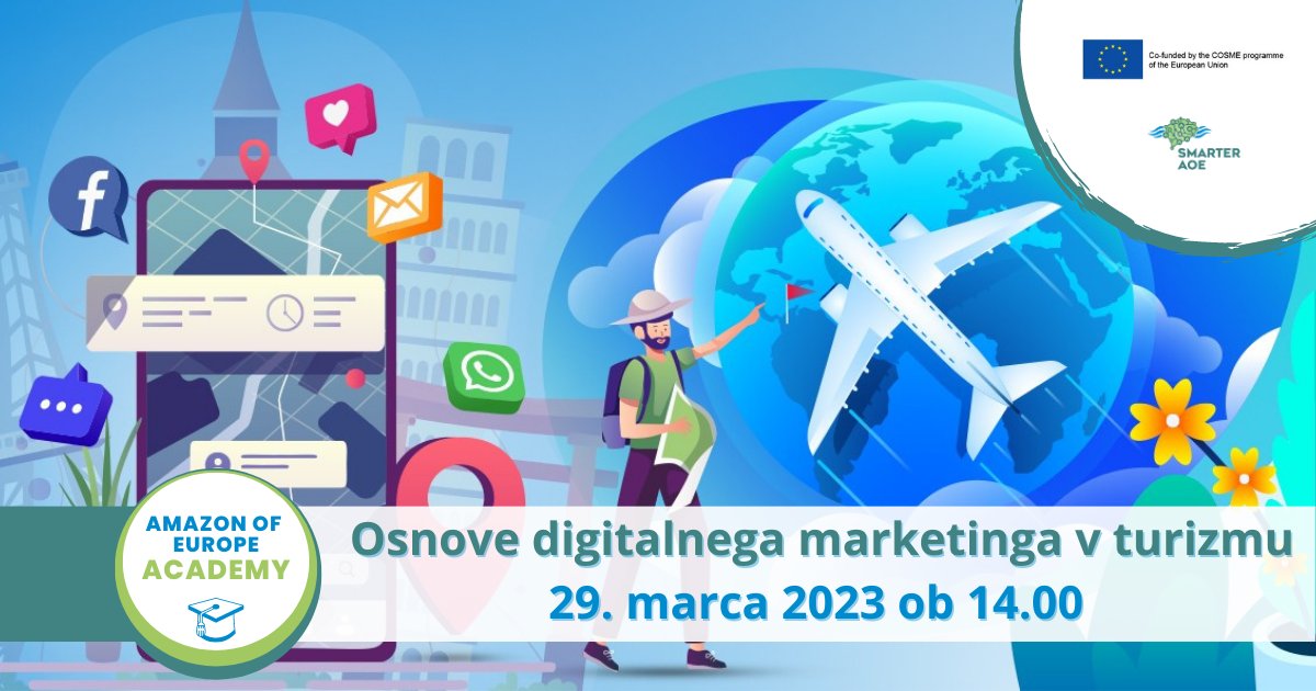 🤲Pridruži se nam na 3. brezplačni delavnici ˝Osnove digitalnega marketinga v turizmu˝, ki bo potekala ⏱ 29. marca 2023 ob 14. uri. Obvezna je predhodna prijava: 👉 bit.ly/4024o4w 
Kontakt za več ℹ: Tjaša Ružič
☎Telefon: 02/5308-200
📧E-mail: tjasa@p-tech.si