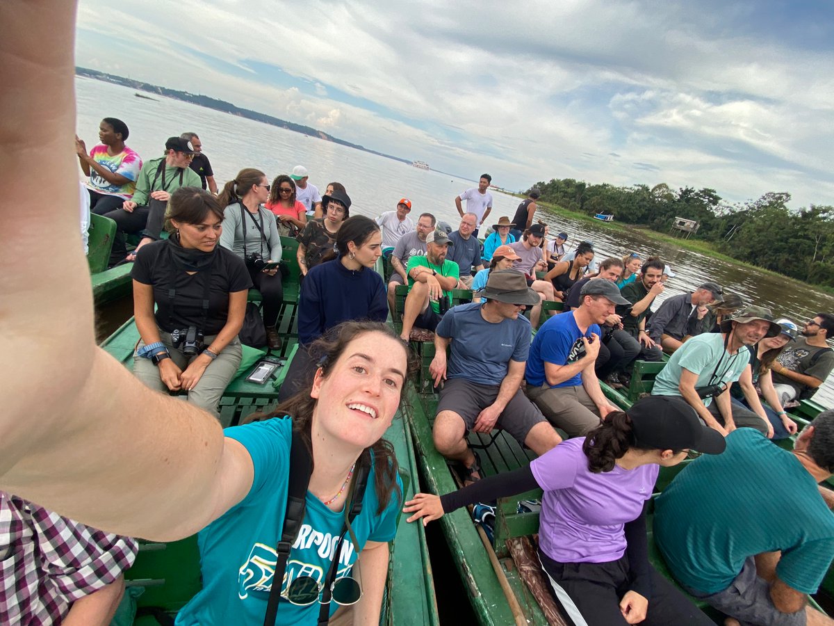 ursulakbeattie's tweet photo. Thanks to @g2p2pop for an unforgettable week on the Rio Negro and Amazon. Grateful to be part of this international group of biologists tackling climate change through integrative biology https://t.co/aWFvYLo3rz