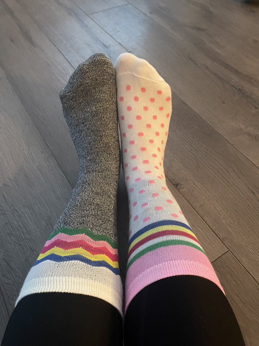 Rockin’ my socks today #worlddsday <a href="/pineriveres/">pine river</a>