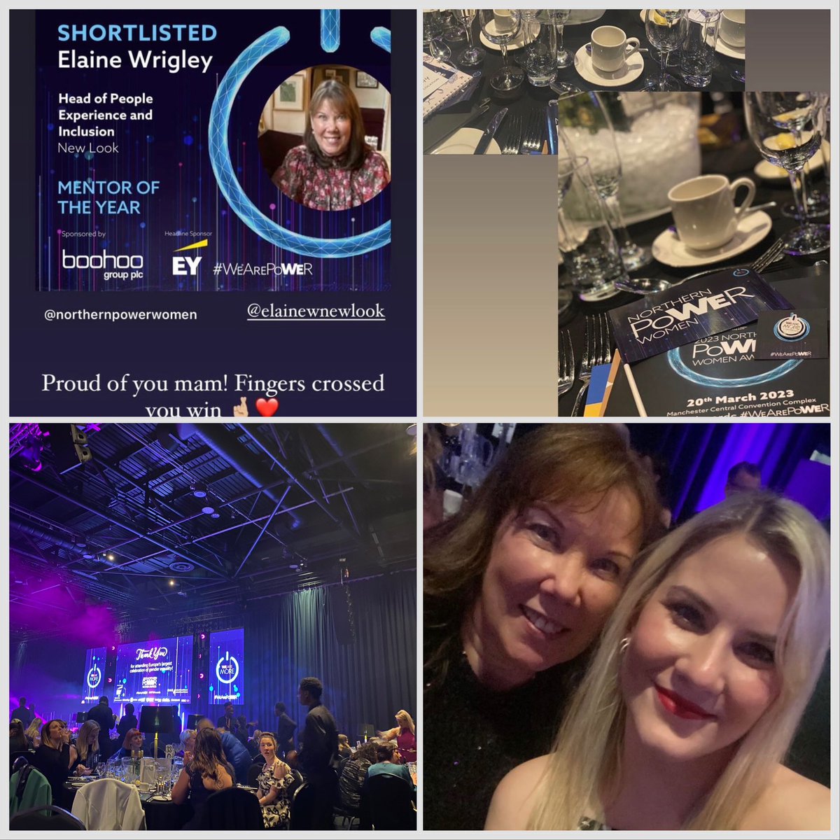 What an amazing night @NorthPowerWomen #NPWAwards, last night. A room so full of positive energy and focus on making a difference. Incredibly special to be able to share it with my daughter. #payitforward #WeArePower Congrats to the fantastic Heather Jackson and Lee Chambers.